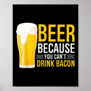Grappig Bier BBQ Grillen - Bier omdat je Dr. Poster
