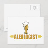 Grappig Bier Briefkaart (Voorkant / Achterkant)