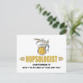 Grappig Bier Briefkaart (Staand voorkant)