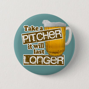Grappig Bier die Parodie drink Ronde Button 5,7 Cm