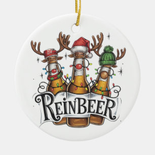 Grappig Bier Keramisch Ornament