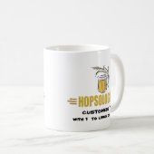 Grappig Bier Koffiemok (Voorkant rechts)