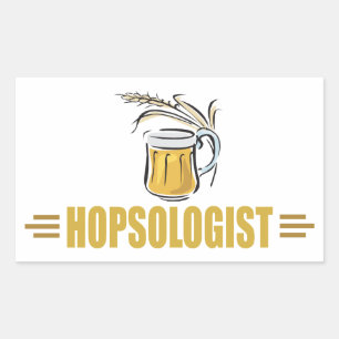 Grappig Bier Rechthoekige Sticker