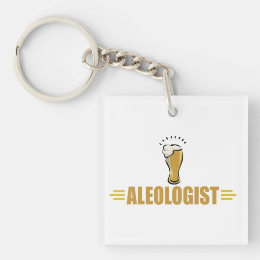 Grappig Bier Sleutelhanger (voorkant)