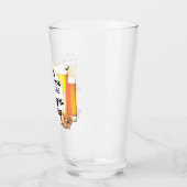 Grappig bier stelt geen vragen die begrijpen dat h glas (Links)