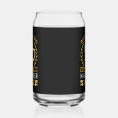 Grappig bier voedsel waarde woord kunst blikvorm glas (Links)