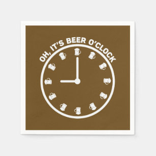 Grappig bier woord art bar mancave servet