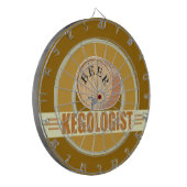 Grappig Biervat Dartbord (Voorkant Links)