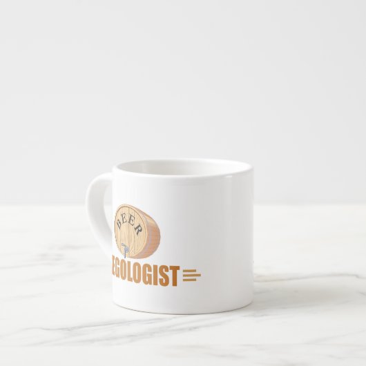 Grappig Biervat Espresso Kop (Voorkant links)