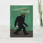 Grappig Bigfoot Afstuderen Kaart (Voorkant)