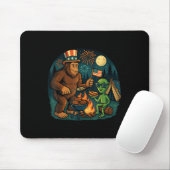 Grappig Bigfoot Alien BBQ kampvuur 4 juli Ameri Muismat (Met muis)