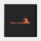 Grappig Bigfoot Boogschieten Bow Hunter Sasquatch  Magneet (Voorkant)