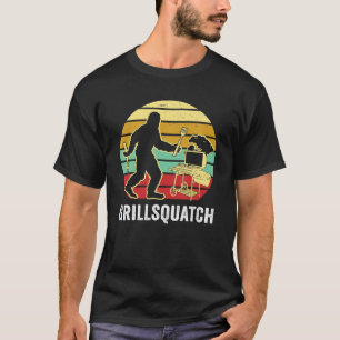 Grappig Bigfoot Grillen Sasquatch Pitmaster Grill T-shirt