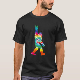 Grappig Bigfoot Rock and Roll Tie Dye Shirt Sasqua