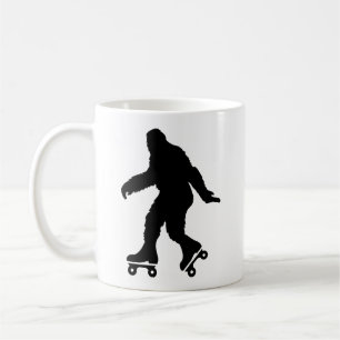 Grappig Bigfoot Rolschaatsen Koffiemok