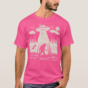 Grappig Bigfoot Sasquatch Alien Ufo Loch Ness Mons T-shirt