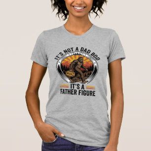 Grappig Bigfoot Vader Figuur Bier Vintage T-Shirt
