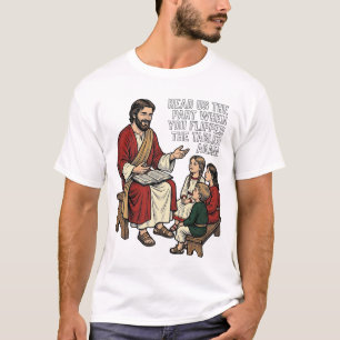 Grappig Bijbelverhaal Vintage Religieuze Leraar T- T-shirt