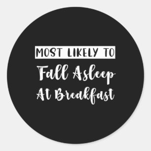 Grappig bijpassende bachelorette meest waarschijnl ronde sticker