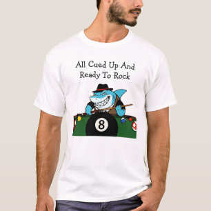 Grappig Biljart Thema Poolhal T-shirt