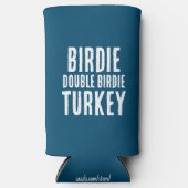Grappig "Birdie. Dubbele Birdie. Turkije." Golfen (Voorkant)