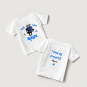 Grappig blauw nummer drie