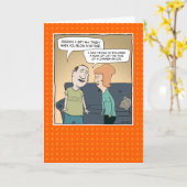 Grappig blazen in het Jubileum Ear Kaart (Gele Bloem)