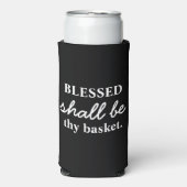 Grappig "Blessed shall be Thket" zwart-wit (Seltzer Voorkant)