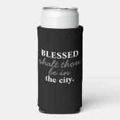 Grappig "Blessed Shalt Gij bent in de stad" (Seltzer Voorkant)