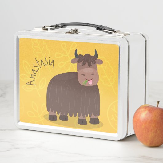 Grappig blij dat ik gras cartoon zie eten (In situ)