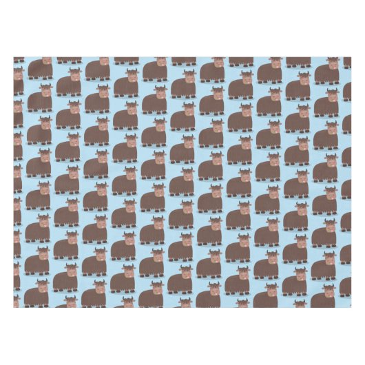 Grappig blij dat ik gras cartoon zie eten tafelkleed (Voorkant (Horizontaal))