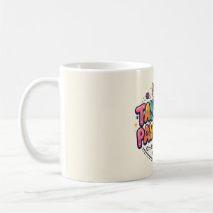 Grappig blijf positief kattenliefhebber cadeau koffiemok