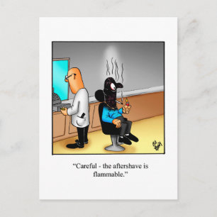 Grappig blijven in aanraking met Humor Briefkaart