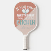 Grappig blijven uit de keuken pickleball paddle (Achterkant)