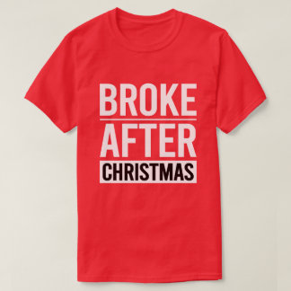 Grappig Blut Na Kerst Vakantie Humor T-shirt