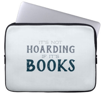 Grappig boek hamsteren offerte cadeau voor boekenl laptop sleeve