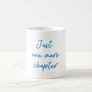 Grappig Boek Liefhebber Citaat Blauwe Script Koffiemok