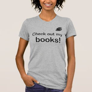 Grappig boek-thema T-shirt voor stoute vrouwen