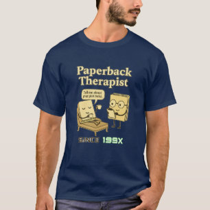 Grappig boekenliefhebber T-shirt   retro literaire