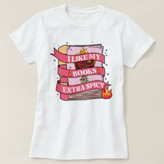 Grappig boekje Ik vind mijn boeken extra pittig T-shirt