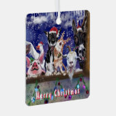 Grappig Boerderij Animal Christmas Ornament (Voorkant Rechts)