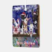 Grappig Boerderij Animal Christmas Ornament (Voorkant links)