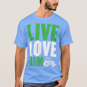 Grappig Boerderij Live Love Graphic for Women and T-shirt
