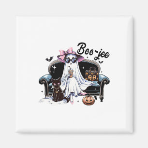 Grappig Boo Jee Ghost Halloween Boo Jee Ghost Spoo Magneet