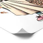 Grappig Boo Jee Ghost Halloween Boo Jee Ghost Spoo Poster (Hoek)