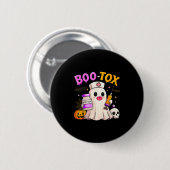 Grappig Boo Tox Esthetische Verpleegster Spook Sch Ronde Button 5,7 Cm (Voorkant /achterkant)