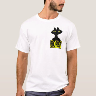 Grappig Boogie Sarcastische Zwarte Kat Fun T-Shirt