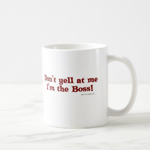 Grappig Boss Statement Slogan Design Koffiemok