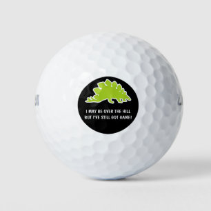 Grappig boven de heuvel golfballen