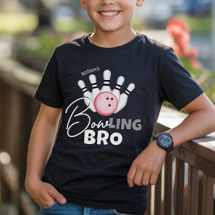 Grappig BOWlen BRO Meisje Verjaardagsfeest Jongen T-shirt